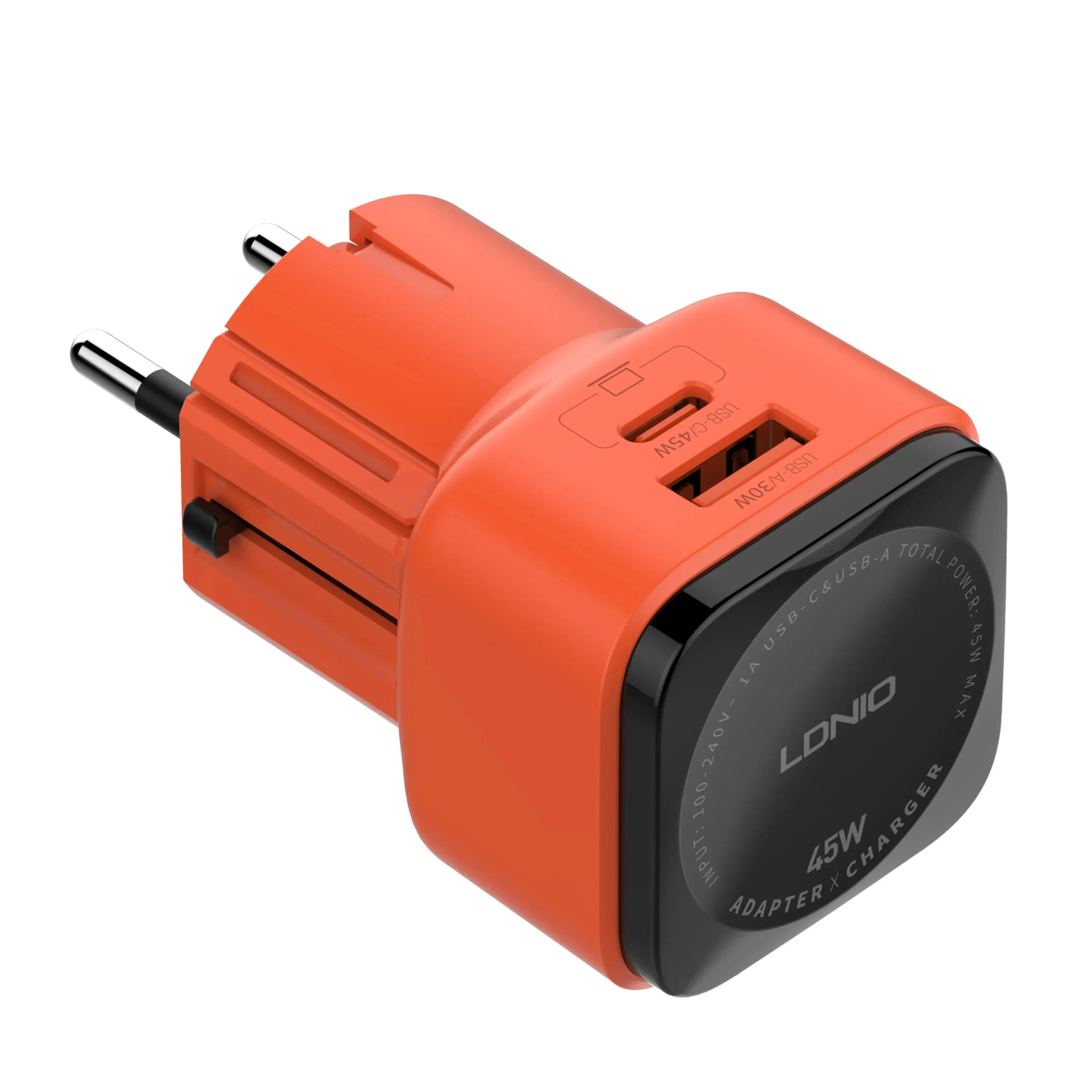Ldnio Pd 45w Turbo charger type C charge rapide us eu UK aus KR adaptateur de voyage multifonctionnel chargeur de voyage USB