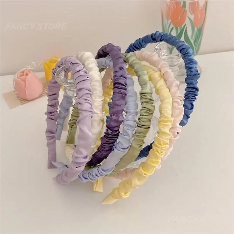 Headpiece Sweet Fashionable Stylish Satin Hairband Hairband Hot Hair Accessory Chic Feminine Trendy Elegant Versatile Adorable