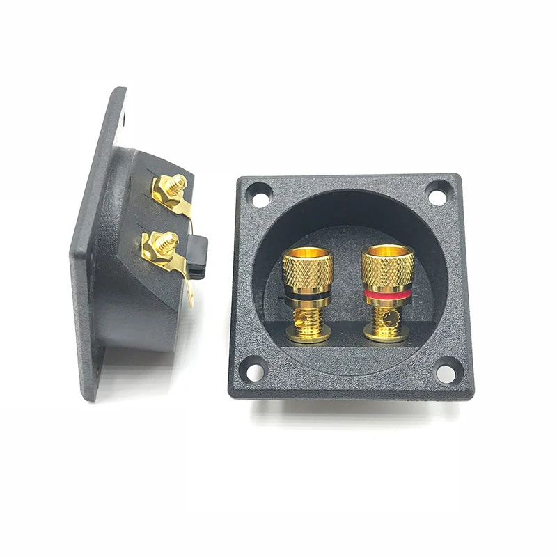 Car Stereo Speaker Box Terminal Round Spring Cup Connector Subwoofer Plug Speaker Terminal Cup Round Spring Cup Subwoofer Plug