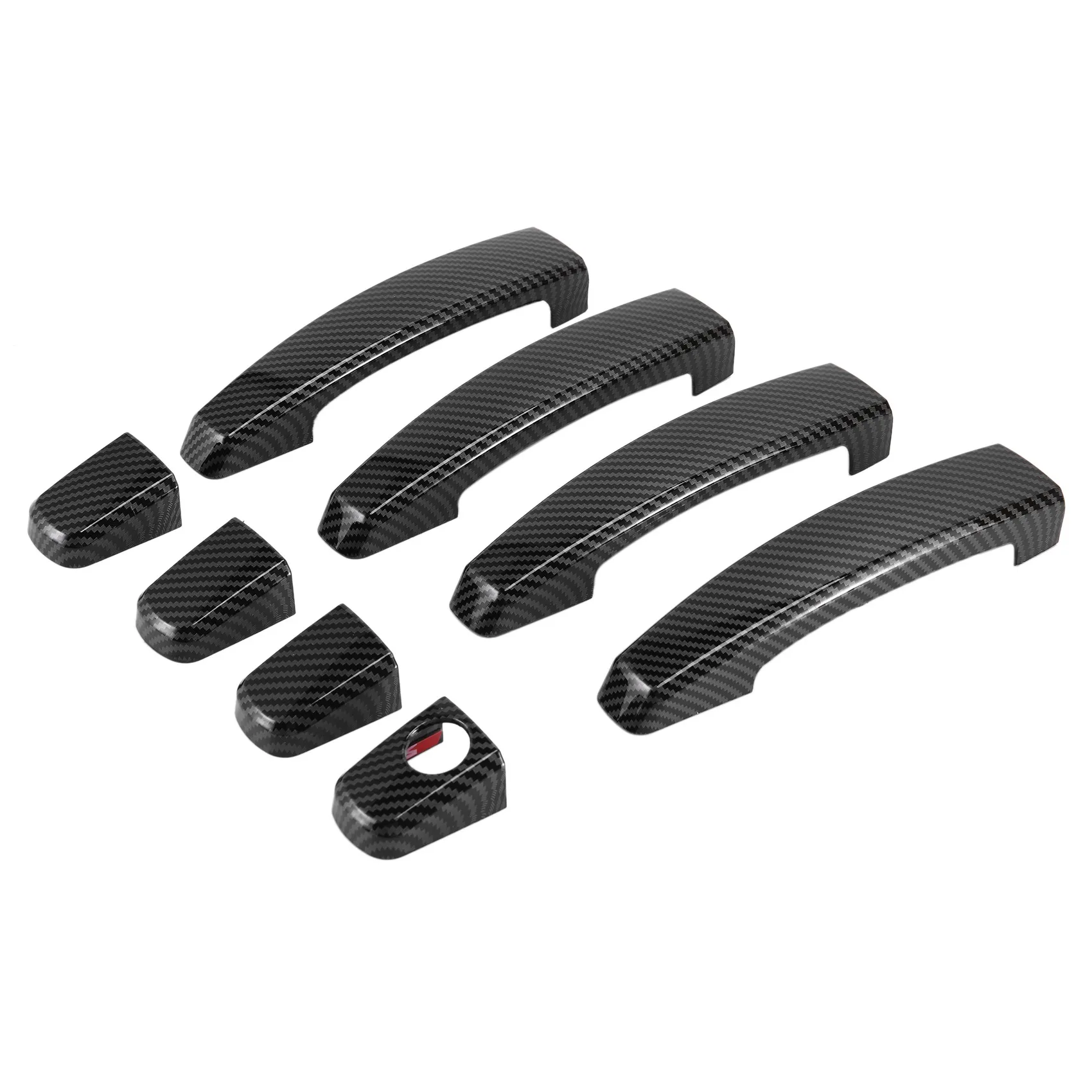 For Opel Astra H 2004-2009 Opel Astra J 2010-2015 Vauxhall Carbon Fiber Car Door Handle Cover Trim