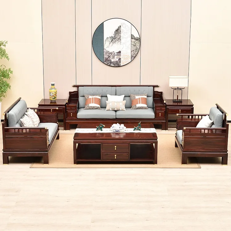 Villa light luxury solid wood furniture