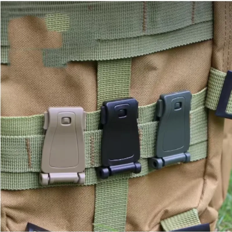 5PC Outdoor Backpack Accessories Molley Buckle Molle System Webbing Buckle Clip Backpack Fastening Buckle