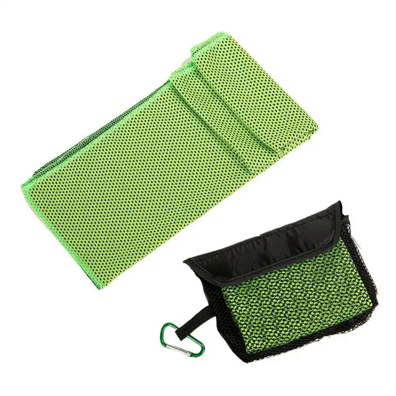 

Cooling Towels Breathable Travel Towel Absorbing with Mesh Bag Portable Home Gym Accessories for Men Women Neck Face