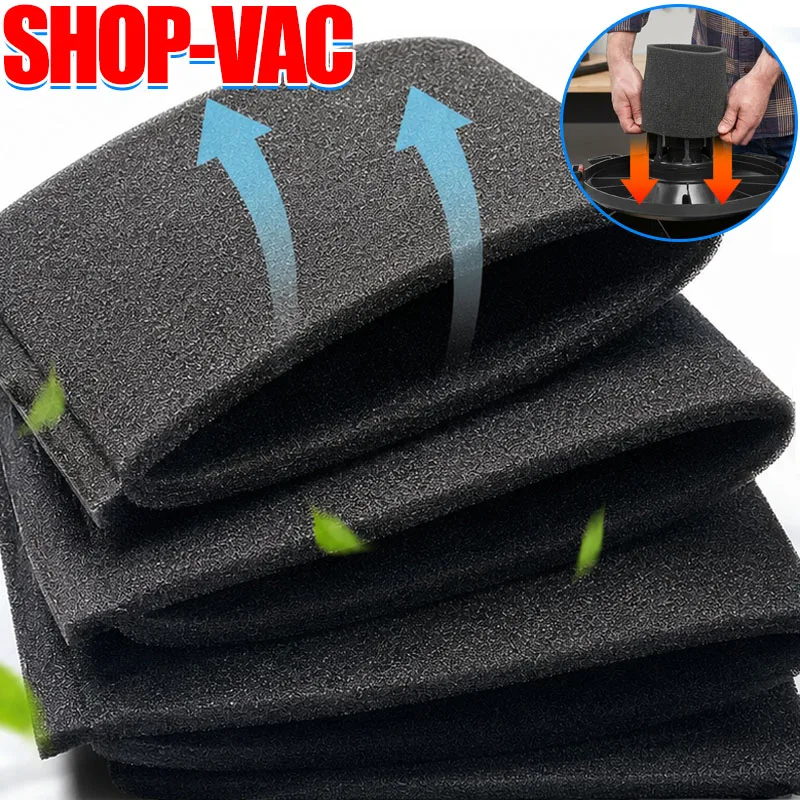 

Vacuum Cleaner Filter Replacement Parts For SHOP-VAC 90304 90585 Wet Dry Cartridge Filter Foam Sleeve Home Cleaning Accessories