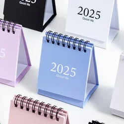 Calendario da tavolo 2025 Cute Coil Calendar Book agenda annuale Organizer To Do List 365 giorni pianificatore annuale forniture per ufficio a casa