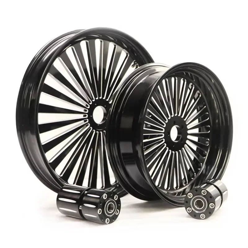 BORSKE   Motorcycle Accessories Parts Forged Wheel Front 23x3.5 Rear 18x5.5 Aluminum Alloy Forged Wheels Set for Harley