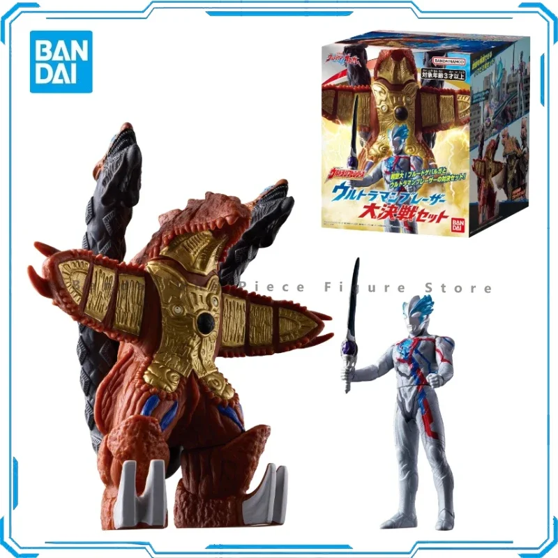 Bandai ADVANCE Series Ultraman Blazer Battle Set, adornos de regalo, figuras de Anime, juguetes de decoración