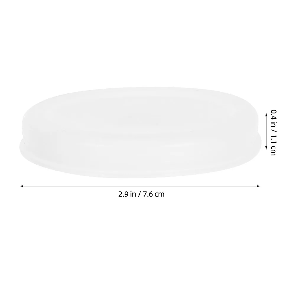 50Pcs White Plastic Tube End Caps Compatible with Kraft Paper Mailing Tubes Cardboard Shipping Tube Lids Poster Mailer - view 2