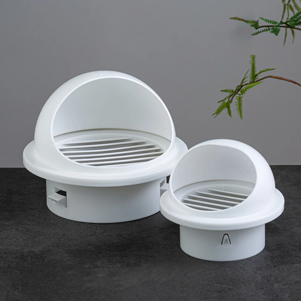 البلاستيك الخارجي الجدار العادم تنفيس غطاء المطر للمطبخ والحمام التحكم في تدفق الهواء 14 8 9 7 سنتيمتر و 20 5 11 14 7 سنتيمتر #5