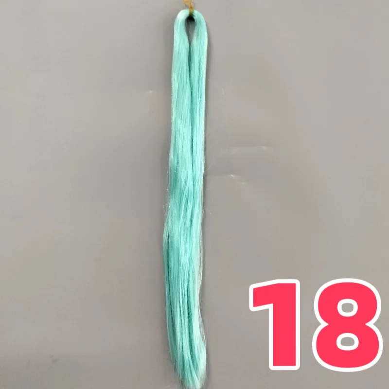 Bjd-Puppe, 80 cm, Haar, rohe Synthese, Milchseide, Anti-Mohair-Perücke, gefälschter Handhaken, Transplantationsmaterial, weiche Puppenperücken