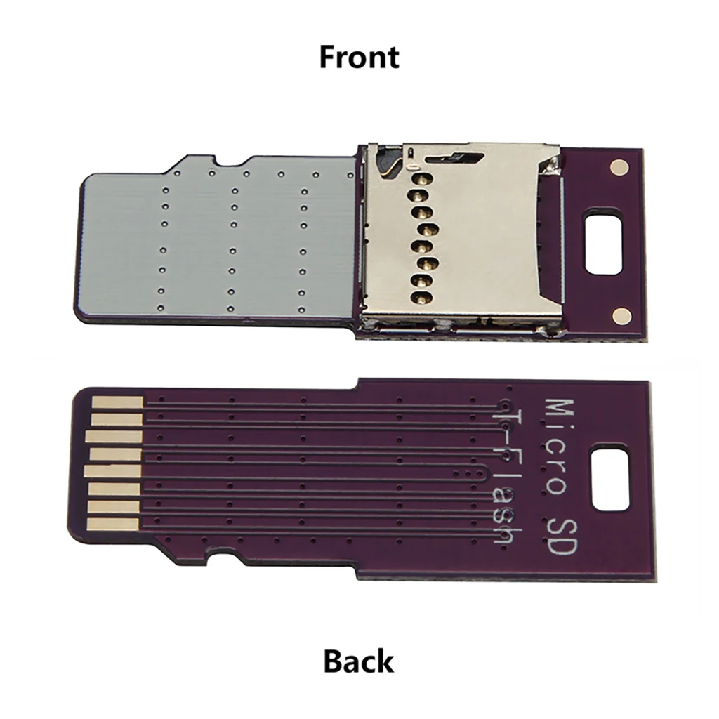 TF To TF MicroSD Male‑to‑Female Test Extension Adapter Card UHS‑I TF Extender Board For Phone Tablet Memory Card Aging Plug Test