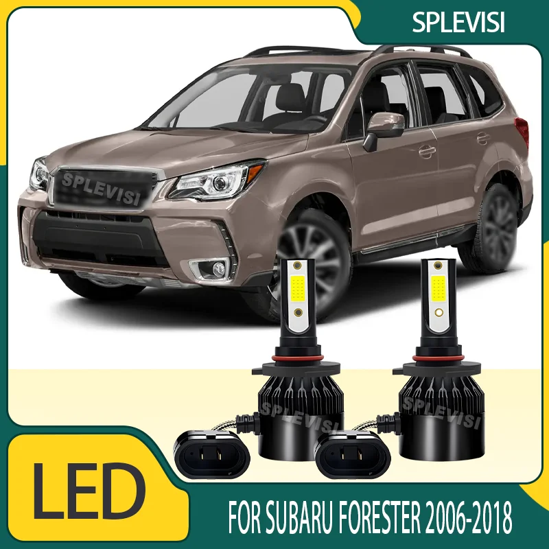 

LED Bulbs w/Cooling Fan High Beam Headlamp 9005 Quick response For Subaru Forester 2006 2007 2008 2009 2010 2011 2012 2013-2018