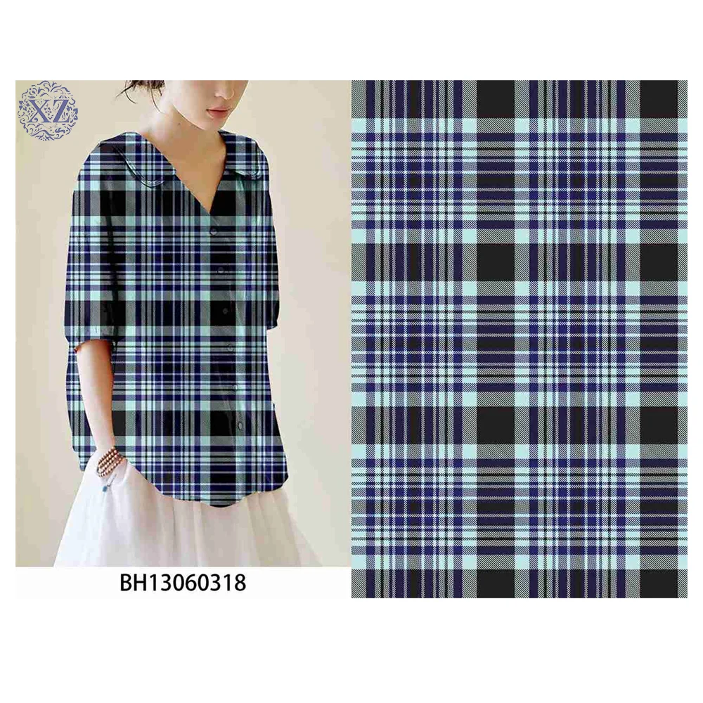 

Good Price High Quality Custom Check Linen Fabric Printing Cotton Linen Fabric For Clothing