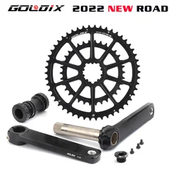 GOLDIX SRAM GXPROad 접이식 자전거 크랭크, 넓고 좁은 스프로킷 크랭크셋, 시마노 7000, R8000, 5800/6800, 50-34T, 53-39 T