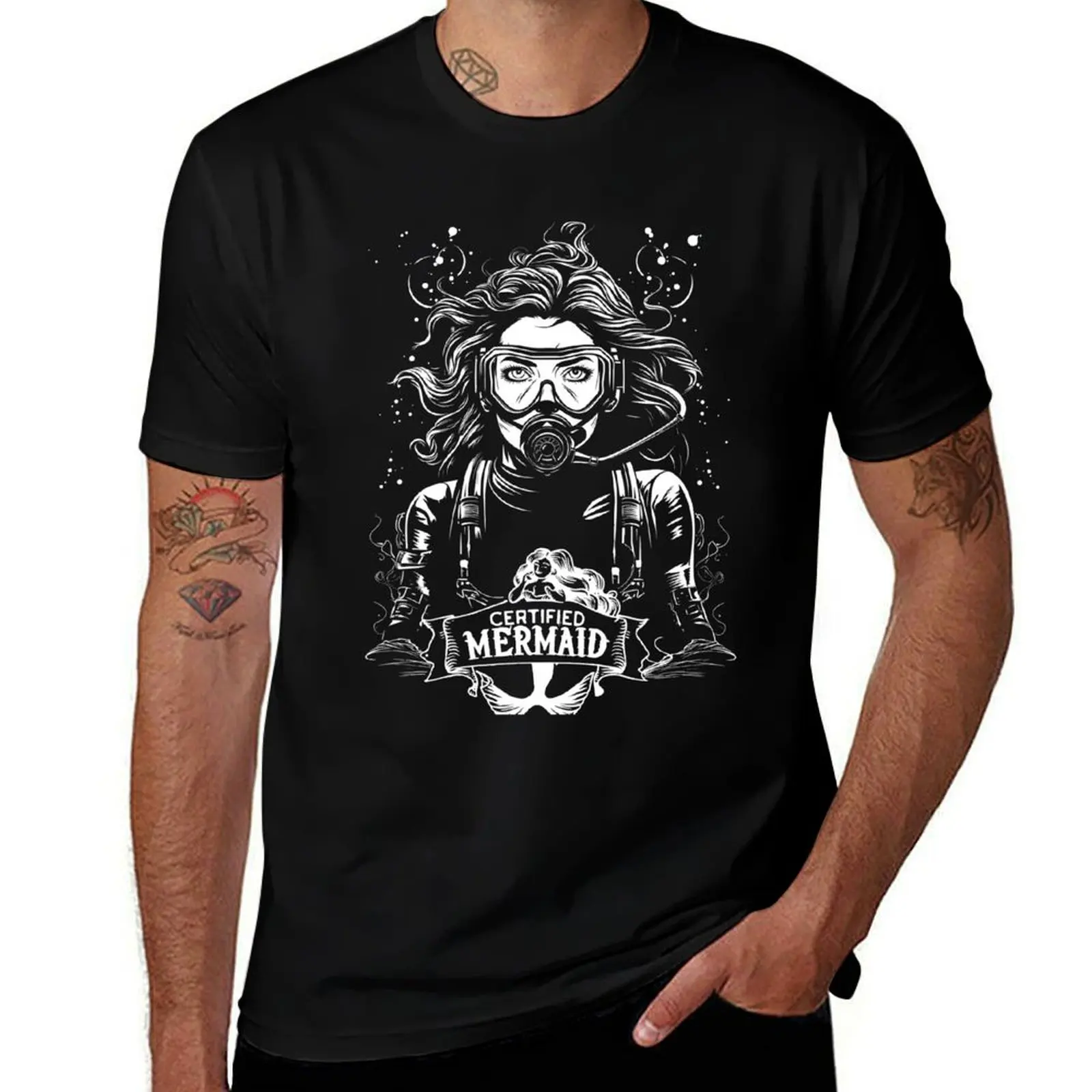 

Certified Mermaid T-Shirt boys animal print customizeds anime shirt T-shirts man oversized t shirt men