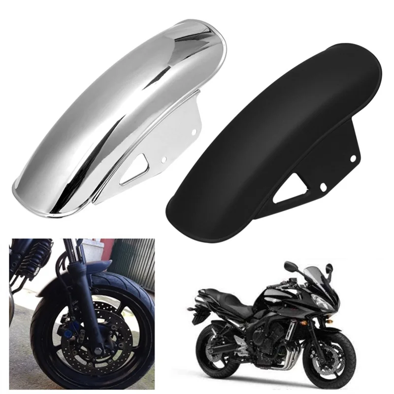 

A51K-Motorcycle Front Fender Mud Flap Guard Fairing Mudguard Cover For Suzuki GN125 GN250(Silver) Replacement