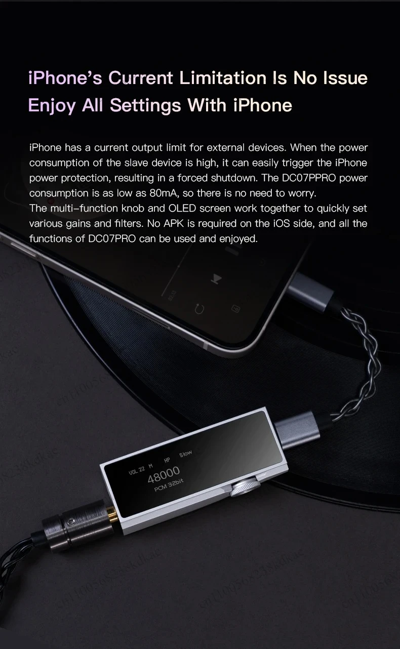 Mini Audio Decoder Dongle 4pcs CS43131 Chip 4.4mm Balanced USB DAC IEM Amplifier Portable Accessory