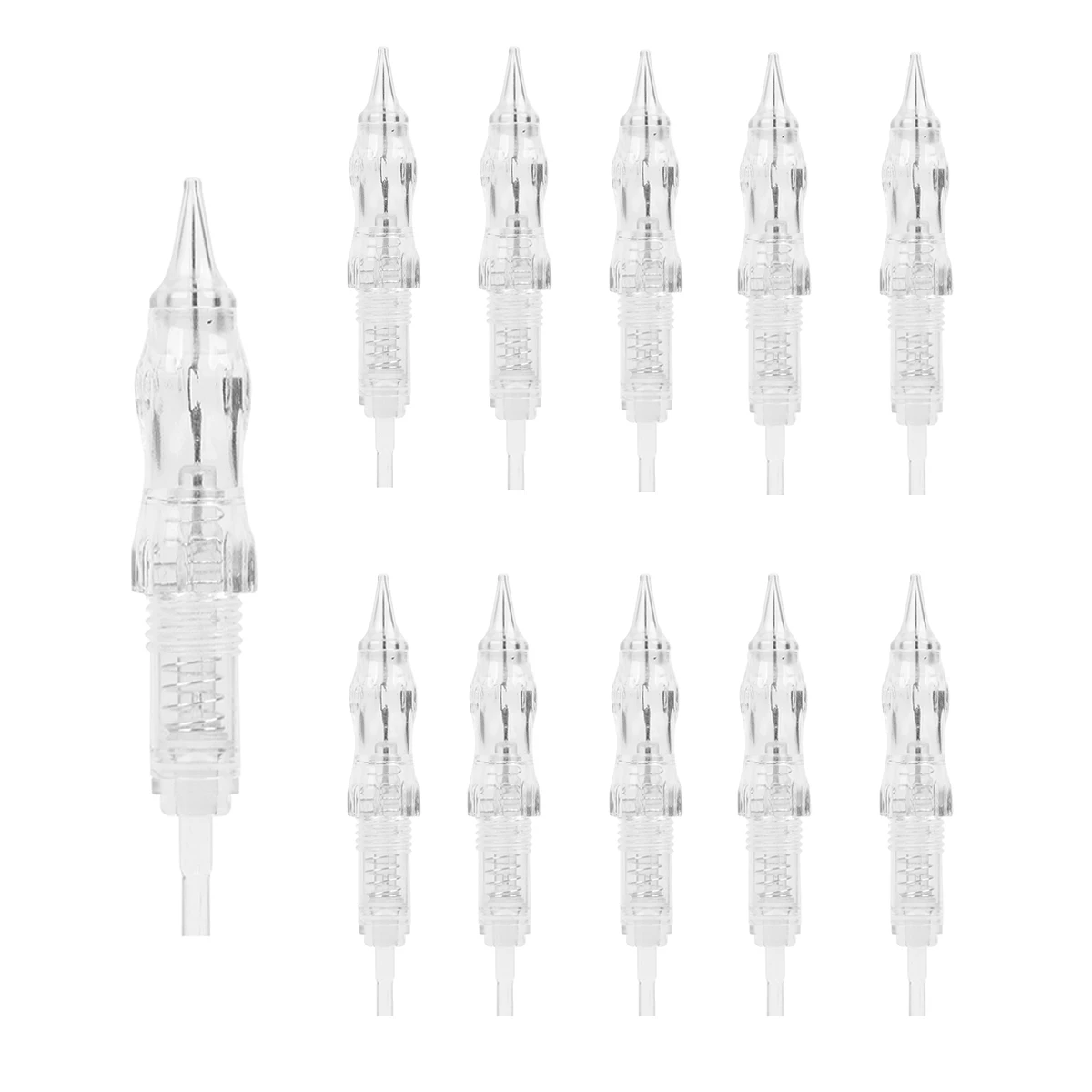 

10Pcs/Box Tattoo Needle Permanent Makeup Screw Cartridge Needle For Black Pearl P300 P90 Pmu Machine For Microblading Tools