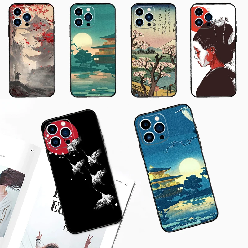 Japanese Style Art Case For Realme GT8 GT7 10 11 12 13 14 15 16 Pro Plus C71 C65 C67 C63 C61 C55 C53 C51 C35 C75