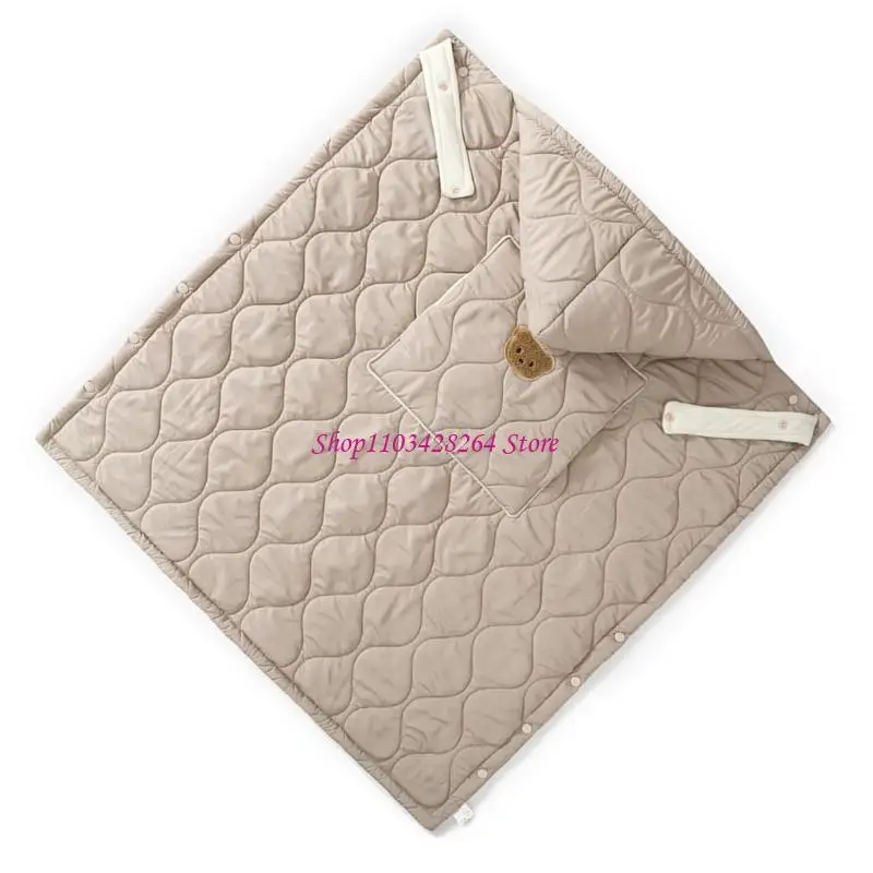 Multifunction Baby Blanket Infant Hooded Blanket for Strollers Waist Stool