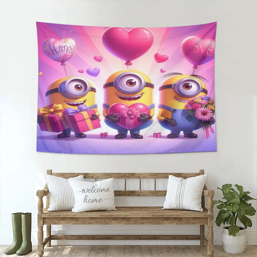 Minion Minions Tapestry   Room Ornaments Decoration Bedroom Wall Décor