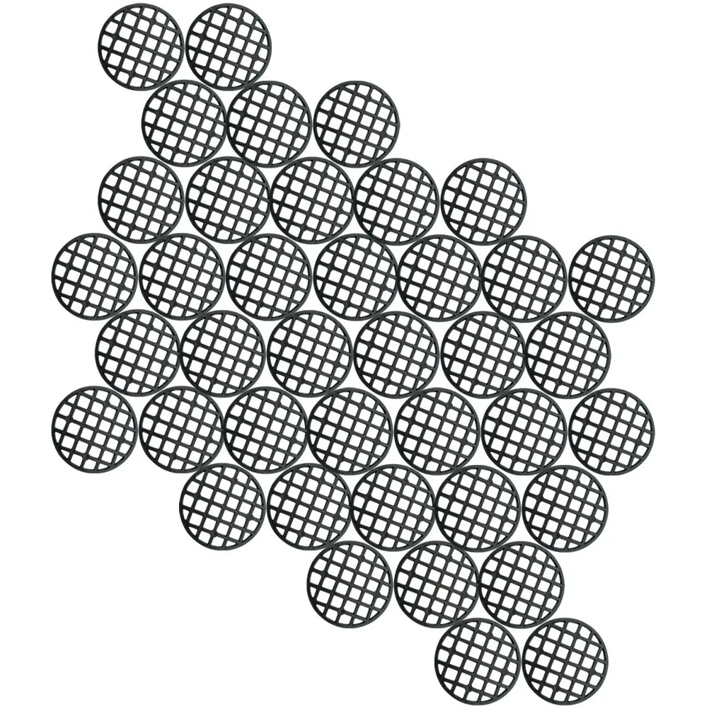 

200 шт. пластиковых дышащих сетчатых подкладок для дренажа в горшках, сетчатые коврики для дна цветочных горшков, аксессуары для дренажа растений