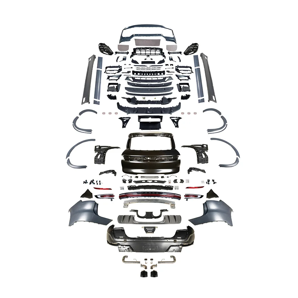 Adecuado para los paquetes delanteros y traseros del 15-2017 Cayenne 958.2 facelifted 9Y0.2 Turbo GT incluye el faro faceliftado