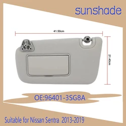 For Nissan Sentra Sun Visor 96401-3SG8A Makeup mirror 2013 2014 2015 2016 2017 2018 2019 Interior auto accessories