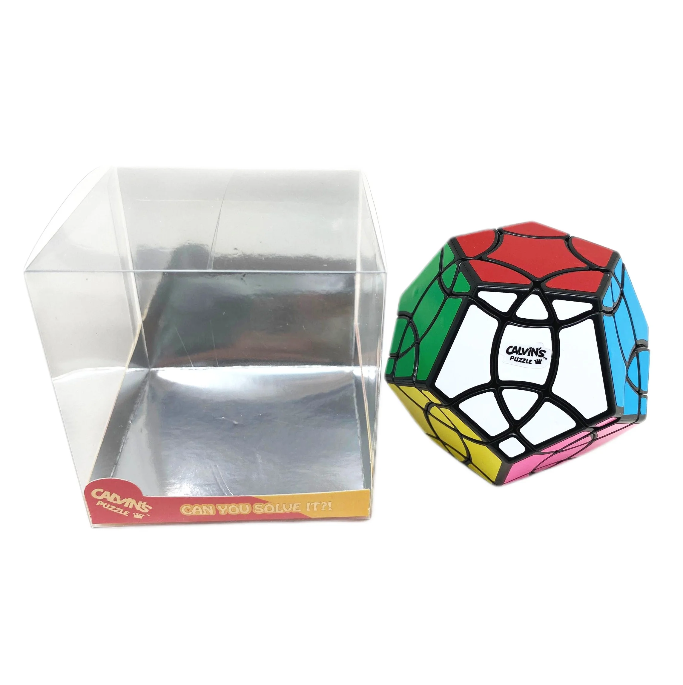 Calvin's Bai-Niao-Chao-Feng Twist-Minx Cube Calvin's パズルステッカー マジックキューブ パズルおもちゃ キッズギフト Cubo Magico パズル