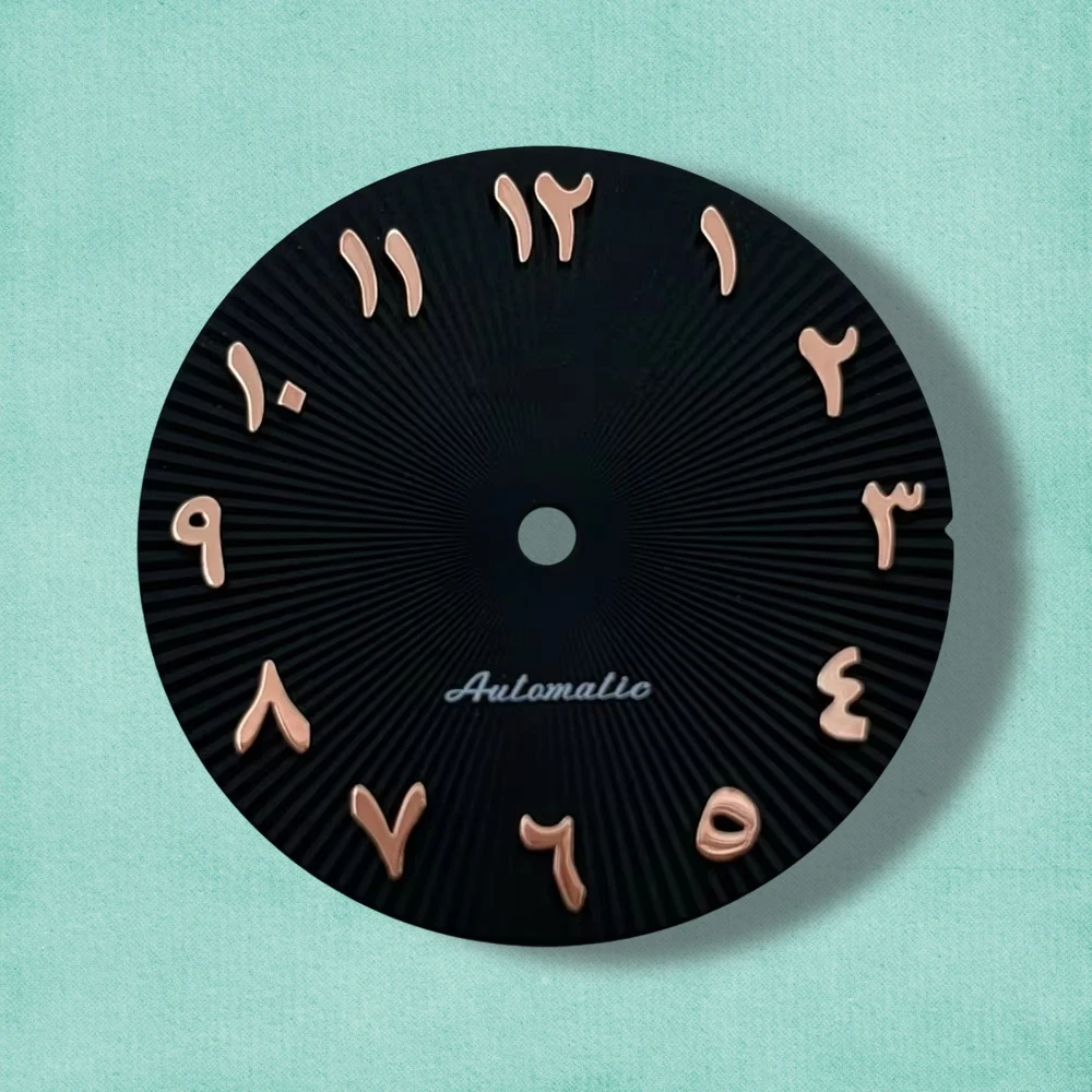 28.5mm S Logo Arabic NH35 Dial For NH35/NH36/4R/7S Movement Crown NH35 High-Quality Accessories Complete Range Of Colors ﻿