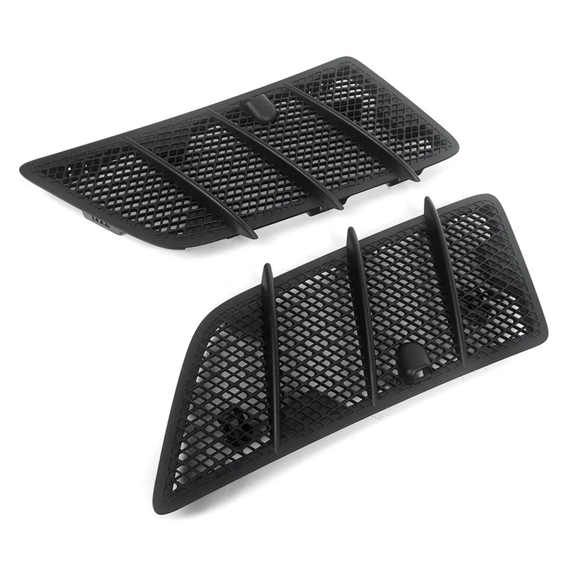 1Pair Hood Air Vent Grille Cover For Mercedes-Benz ML GL-Class W164 2007-2012 ML320 350 ML63AMG GL350 Radiator Vent Grid