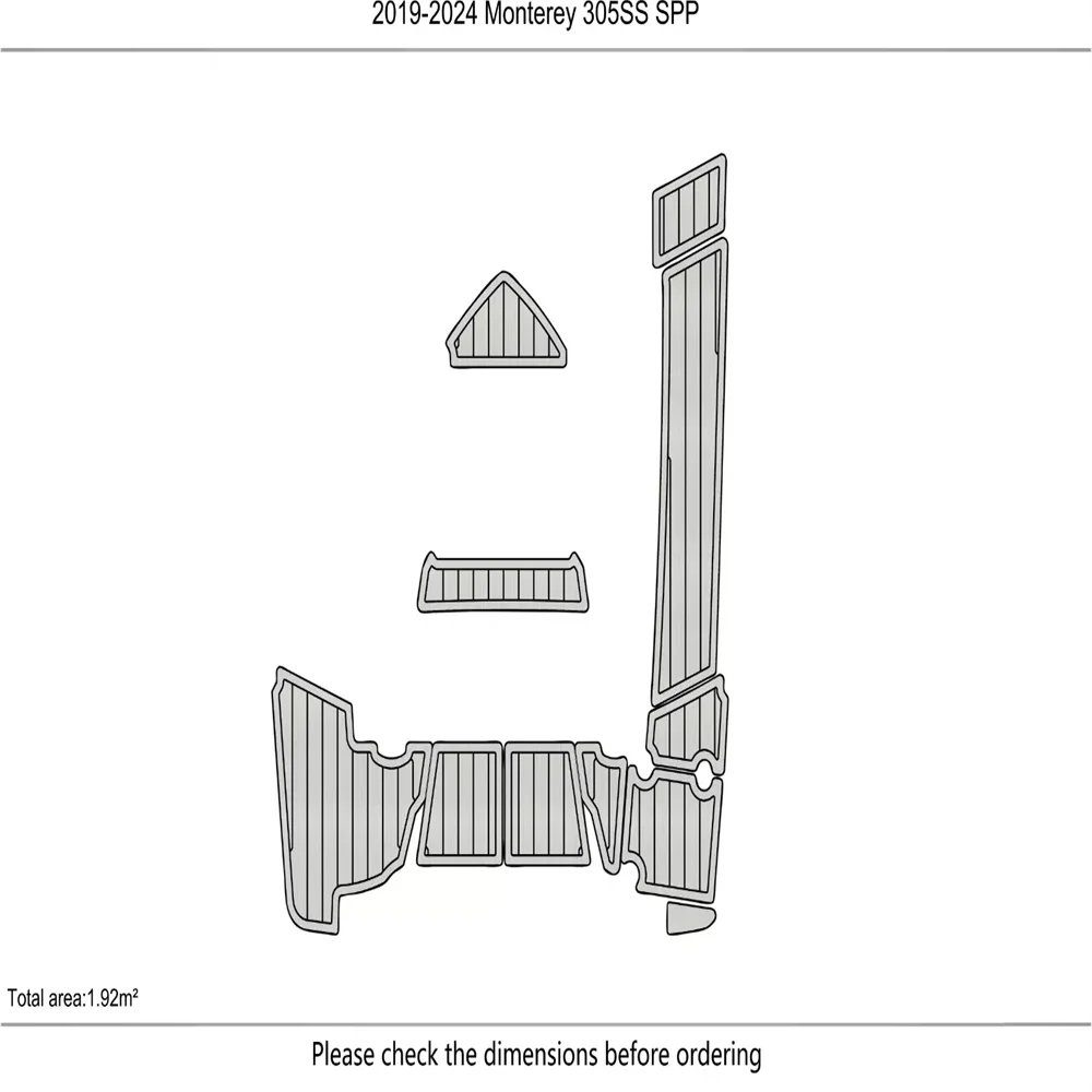 2019-2024 Monterey 305SS SPP swim platform 1/4