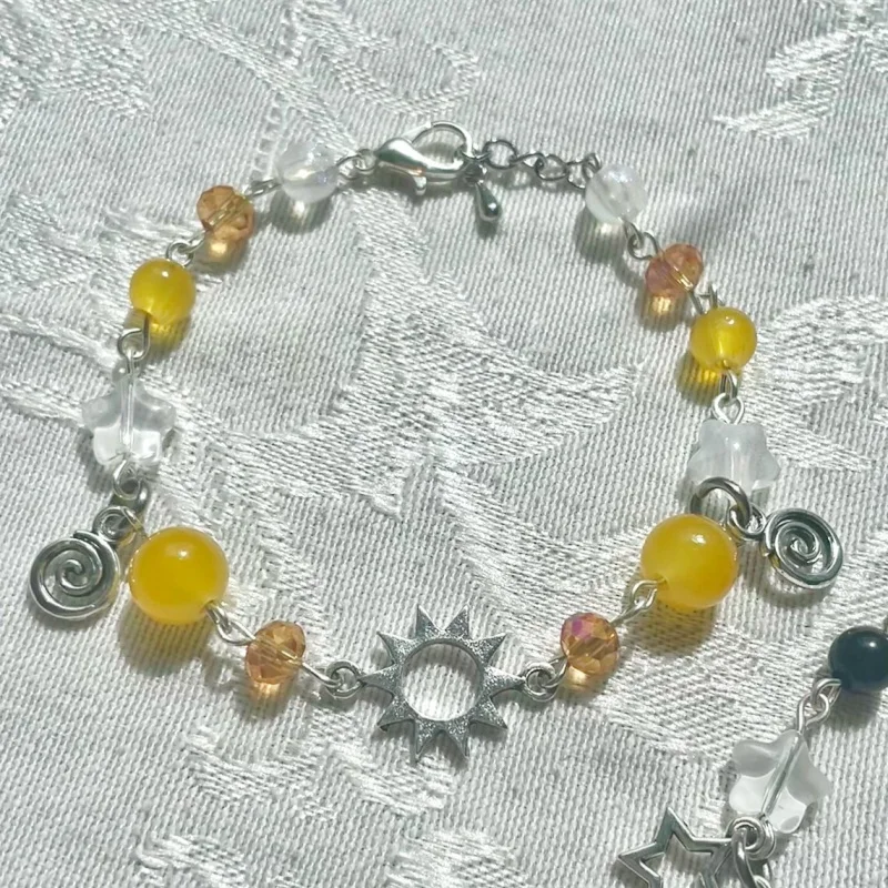 سوار مطابقة الشمس والقمر |   أساور الصداقة السماوية |   مجوهرات الأزواج |   أساور الفضاء #3