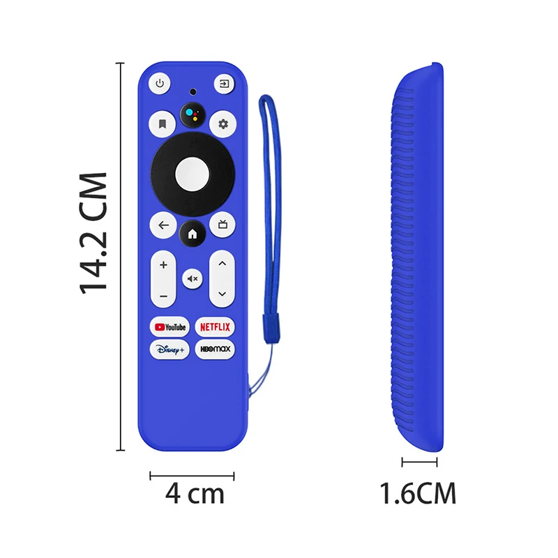 Controller Silicone Case Protective Cover Compatible For Android Tv 4k Uhd Streaming Devic /Wal-mart Onn Remote Control Shell