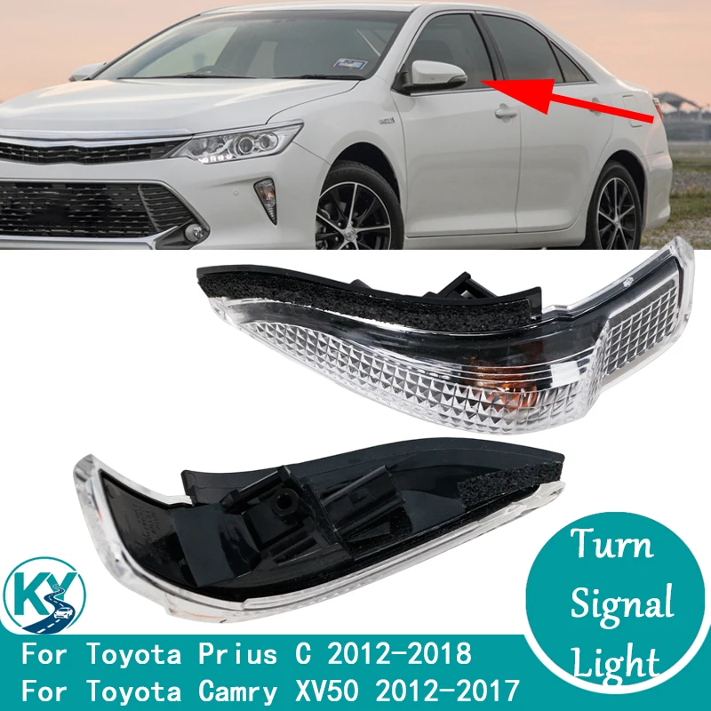 81740-52050 81730-52100 Rearview Mirror Turn Signal Light For Toyota Camry XV50 2012-2017 For Corolla Prius C Altis