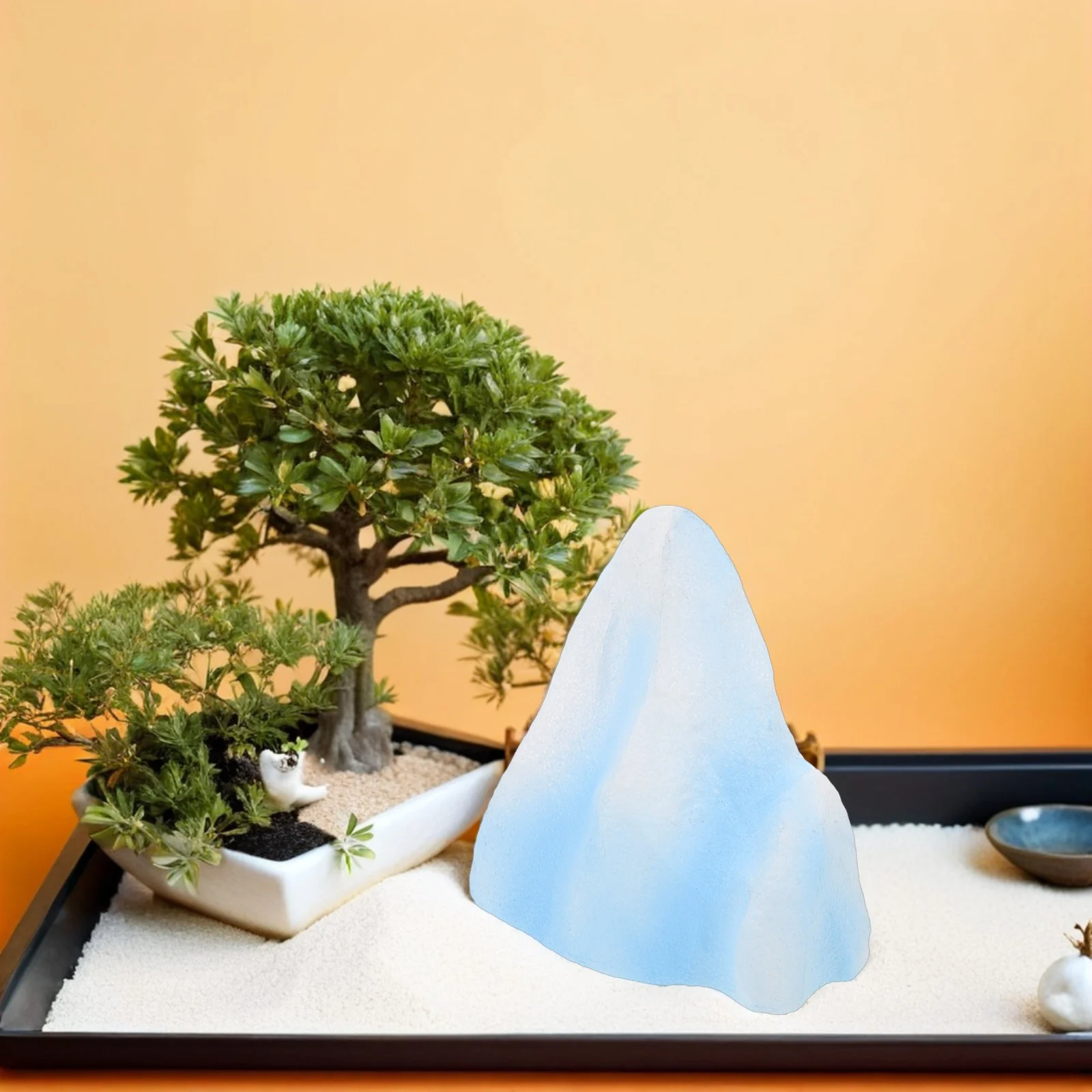 محاكاة فيض 31x14.5 سنتيمتر الاصطناعي الصغيرة للصور الدعامة خزان الأسماك ديكور منضدية الحرفية ديكور المنزل #1