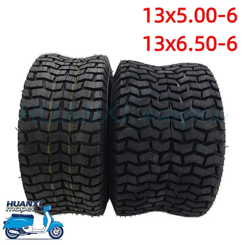 13x6.50-6 or 13X5.00-6 Vacuum Tire for ATV QUAD Golf Buggy Mower Kart Mower 13*6.50-6 Tire Sightseeing Vehicle Accessories