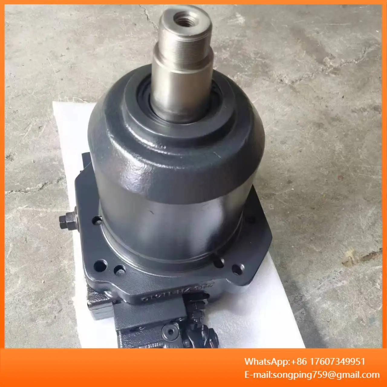 Genuine 708-7W-00140 Hydraulic Fan Motor for Komatsu D155A-6 D275AX-5 Construction Machinery Part