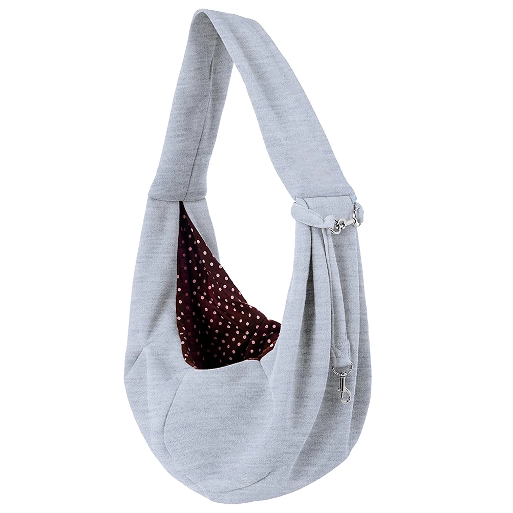

Pet Crossbody Bag Cute Comfortable Breathable Polyester Safety Buckle Strap Travel Dog Cat Carrier Shoulder Sling Storage Pet