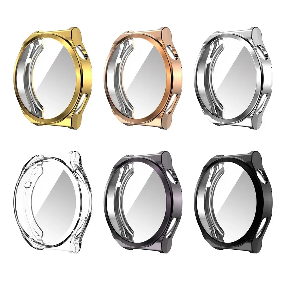 Full Screen Protector Case For Huawei Watch GT3 Pro 46mm TPU Protective Shell Bumper Cover