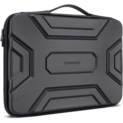 Imagen 2 del producto 13 14 15,6 17 pulgadas funda para portátil bolso de hombro a prueba de golpes bolsa de ordenador impermeable EVA funda protectora de transporte negro