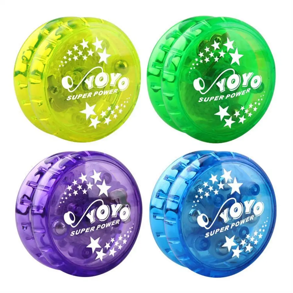 Yo-yo à grande vitesse avec lumière LED clignotante pour enfant, jouet de divertissement, jeu de réflexion