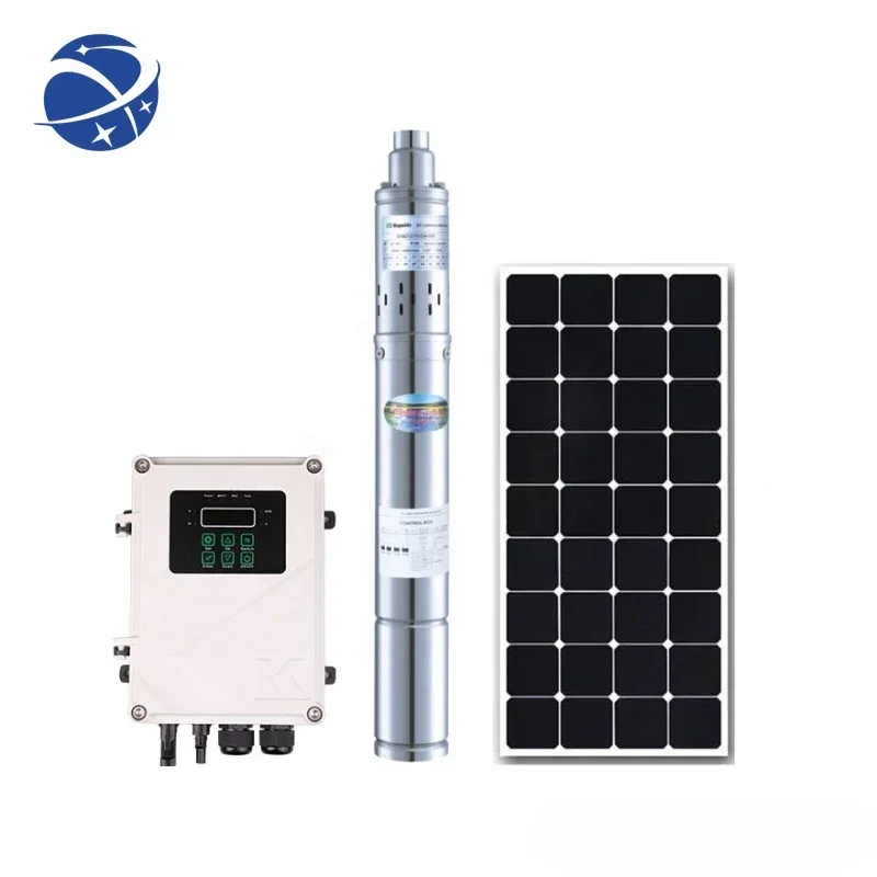 

YYHCKepeida 3DSC1.5/95-D48/500 48V 500W DC Brushless 3Inch Small Submersible Screw Pump Solar Energy Pump System For Irrigation