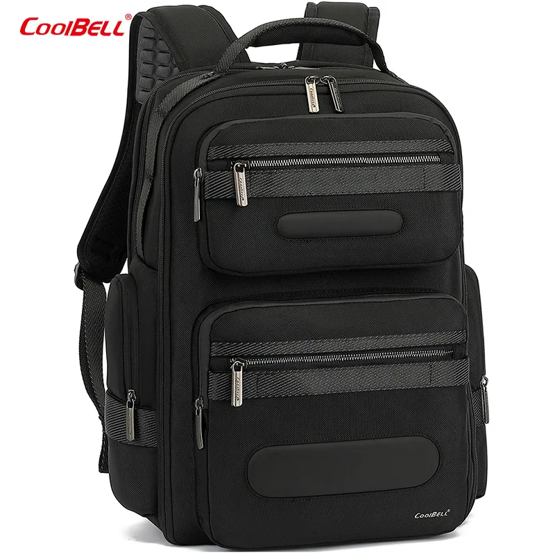 Men 29 L Waterproof Backpack Large-capacity For 17.3 inch Laptop With External Charging Port, 180° Opening and Closing