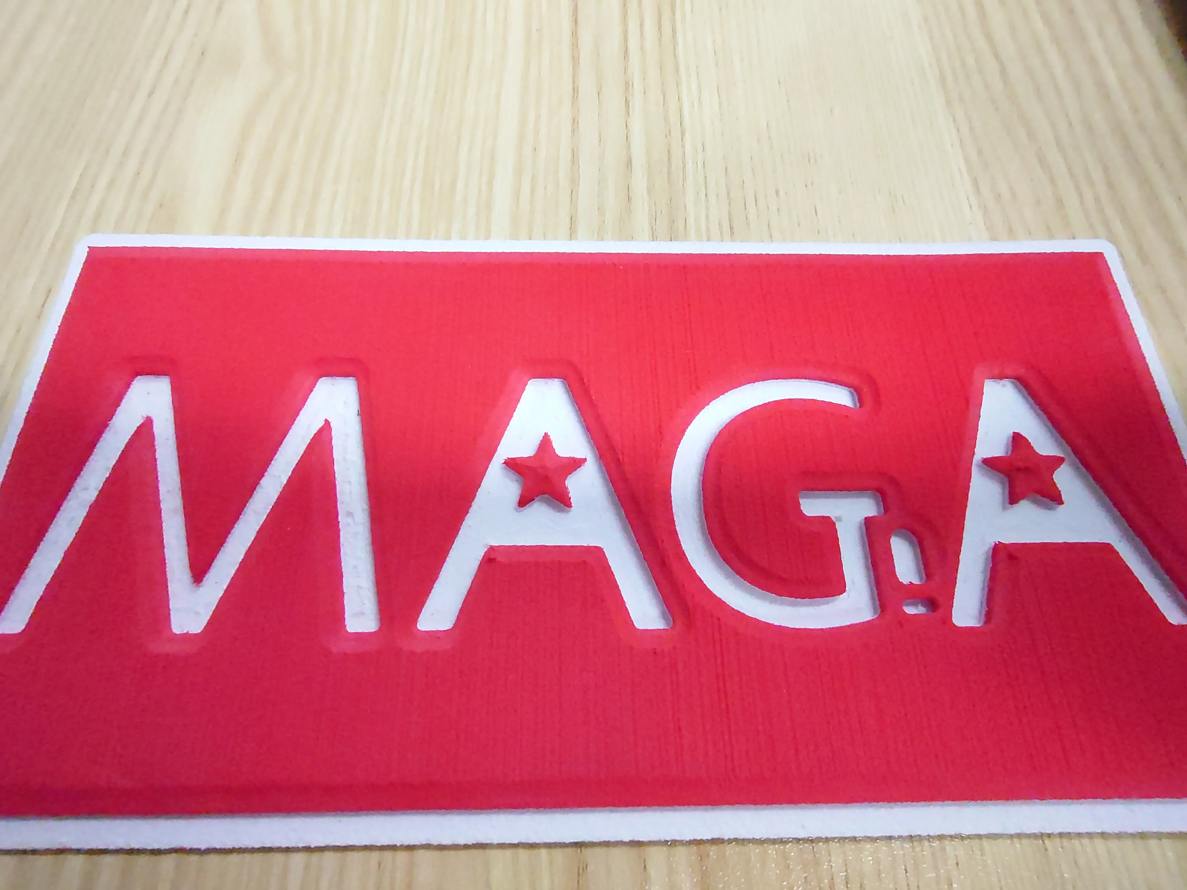 

Everything Can Become MAGA EVA Adhesive Board with Customized Text and Pattern Customize What You Want Use As You Like