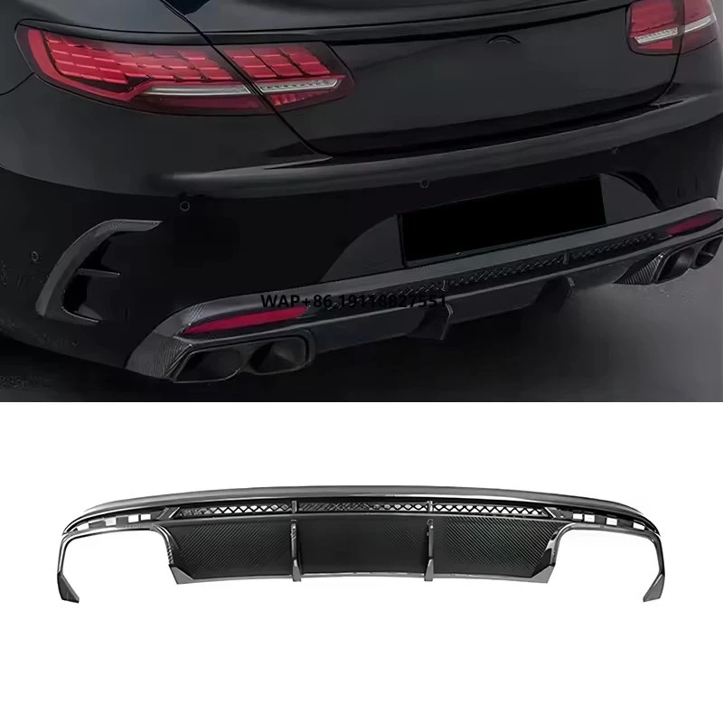 

Body Kit Rear Diffuser for W217 C217 Coupe B Style Car Accessories 2014+ Rear Bumper Lip