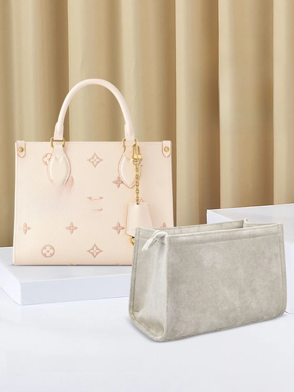 

Limited Edition Color Interior Organizer Pouch for New 25 Lv Onthego Bag Bear Suitable Medium Inner Storage Bag