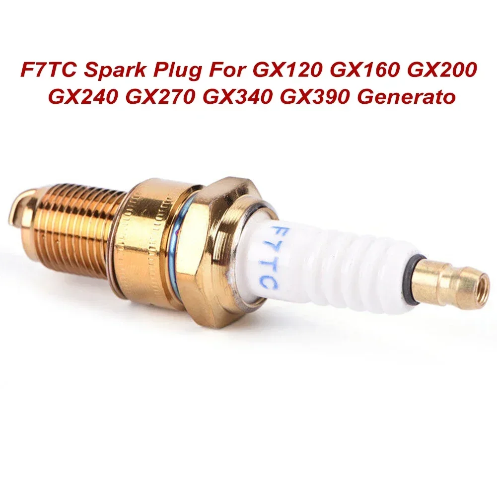 F7TC Spark Plug For GX120 GX200 GX240 GX270 GX340 GX390 Generator High Quality F7TC Spark Plugs Generator Tools