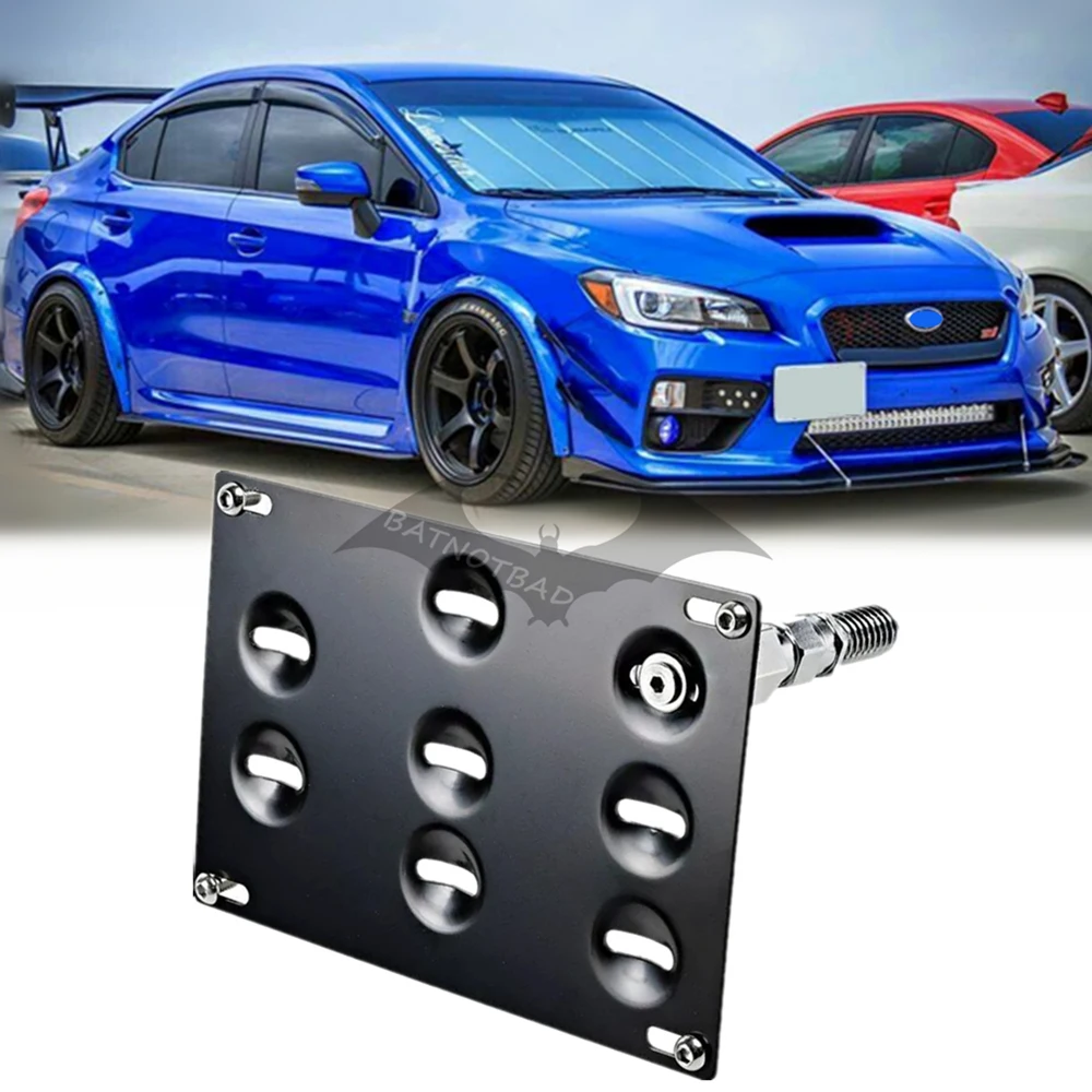 

Бесверленный передний бампер в стиле JDM, буксирный крюк, крепление номерного знака для Subaru BRZ WRX STI Forester Impreza для Toyota 86, комплект кронштейнов
