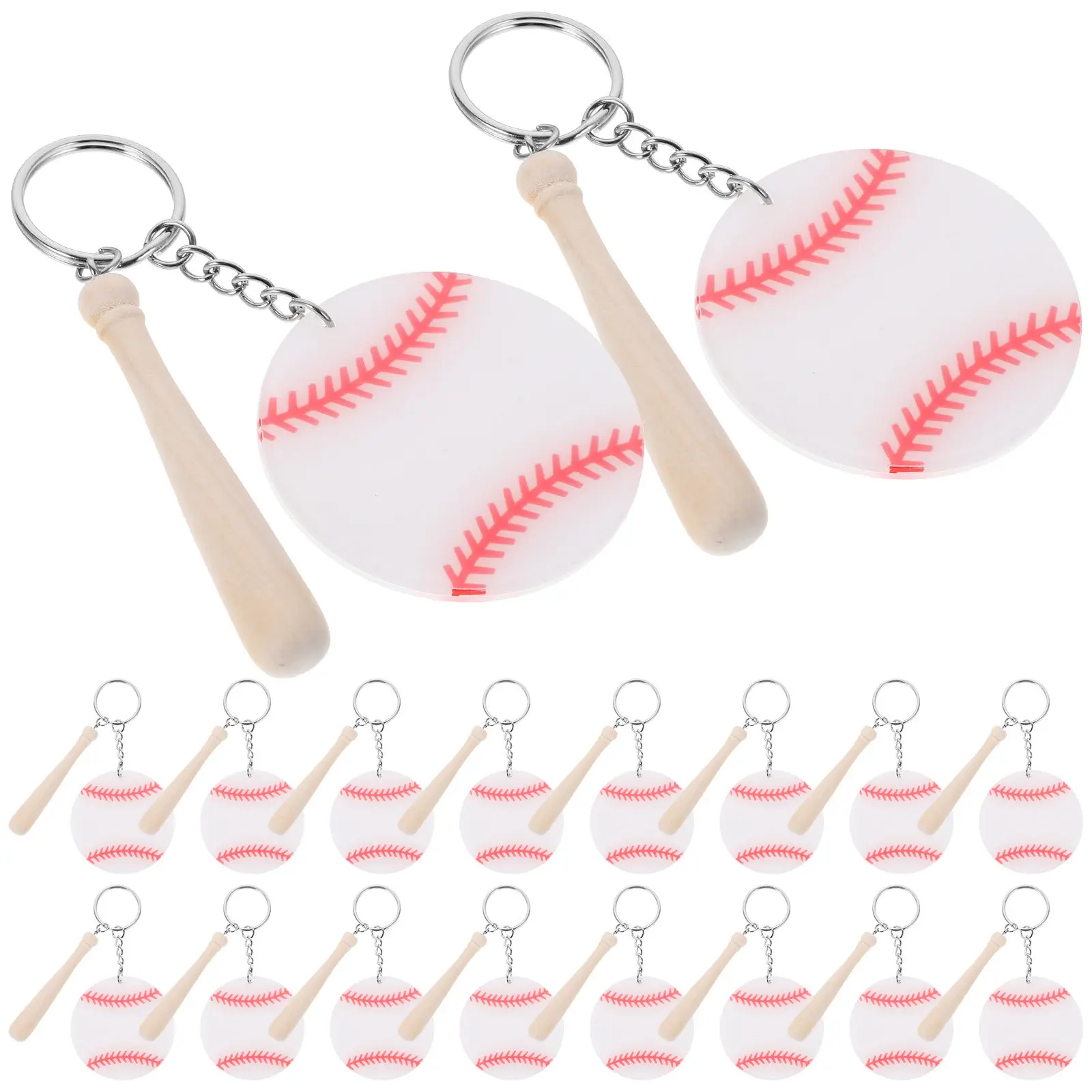 18pcs-baseball-keychain-sports-pendant-stylish-bag-backpack-charm-accessories-for-women-men-unique-gift-party-favors